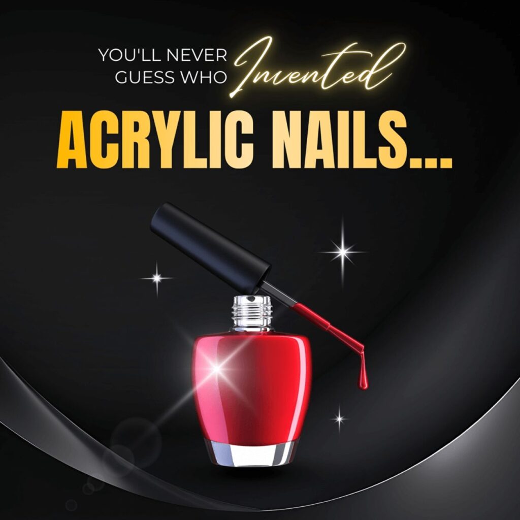 Professional acrylic nail extensions shaped and polished for a durable and elegant manicure.